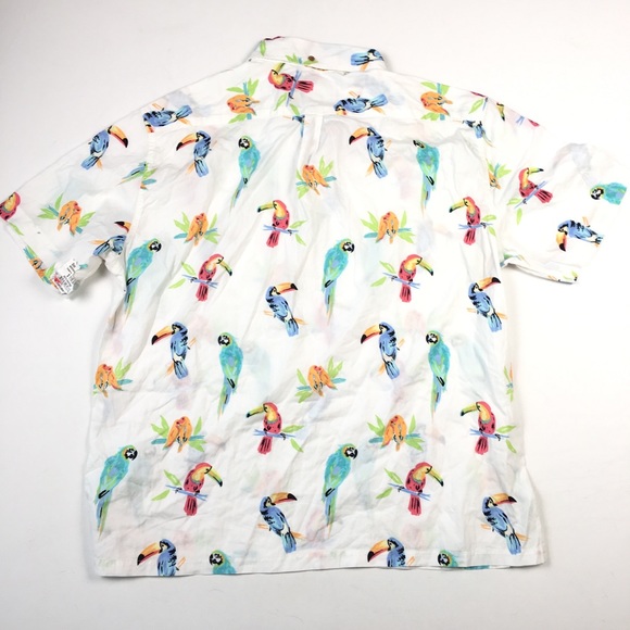 Chubbies Nutter Hawaiian Toucan Parrot Shirt - Picture 3 of 5